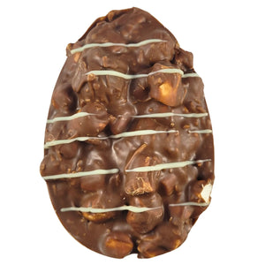 Poppy's Chocolate Rocky Road Easter Egg Milk Chocolate Macadamia Cherry Luxury Handmade Easter Chocolate lollies