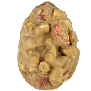 Poppy's Chocolate Rocky Road Easter Egg Caramel Chocolate Strawberry Almond Luxury Handmade Easter