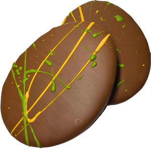 Poppy's Chocolate Pistachio Egg Block Limited Edition Luxury Handmade Easter Chocolate