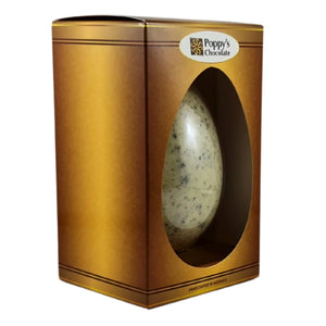 Poppy's Chocolate Deluxe Cookies & Cream Easter Egg Luxury Handmade Easter Chocolate lollies