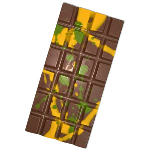 Poppy's Chocolate Pistachio Knafeh Bliss Chocolate Block Viral Dubai Chocolate Bar 200g Luxury Handmade Chocolate