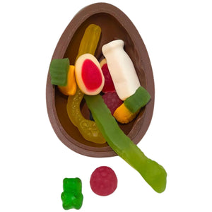 Poppy's Chocolate Milk Chocolate Smash Easter Egg Filled with Lollies Luxury Handmade Easter Chocolate