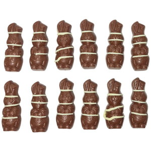 Milk Chocolate Bunnies with a surprise burst of salted caramel inside!