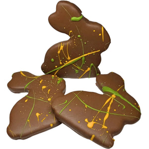 Poppy's Chocolate Pistachio Coconut Bunny Limited Edition Luxury Handmade Easter Chocolate
