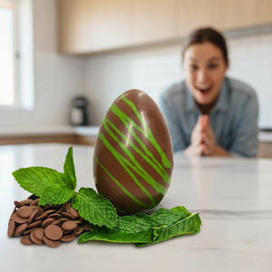 Deluxe Milk Chocolate Peppermint Easter Egg