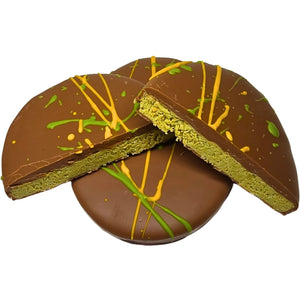 Poppy's Chocolate Pistachio Egg Block Limited Edition Luxury Handmade Easter Chocolate