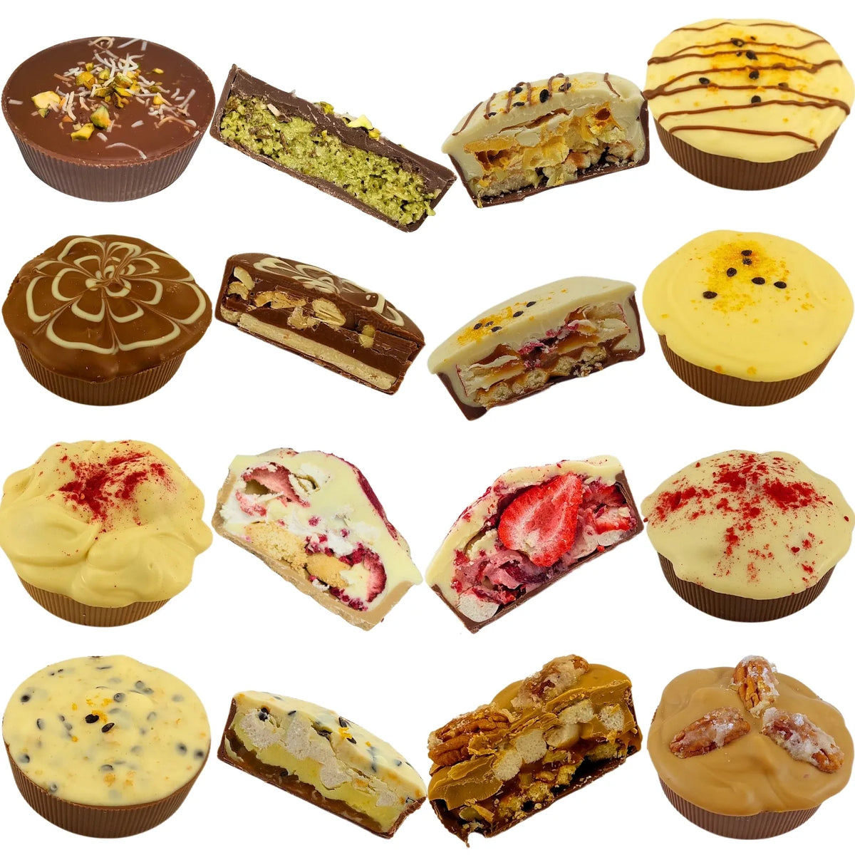 Poppy's Chocolate Chocolate Pie Variety Box Limited Edition Luxury Handmade Chocolate Australia