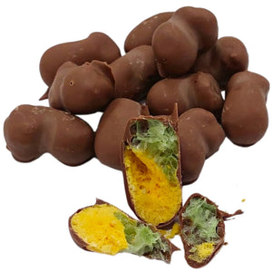 Poppy's Chocolate Frochies Pineapple Chocolate Coated Freeze Dried Candy Lollies Luxury Handmade Chocolate