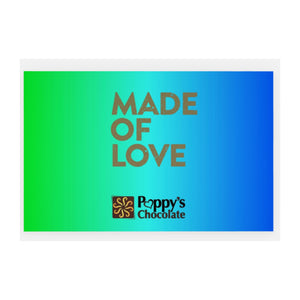 Poppy's Chocolate Gift Card Note Paper