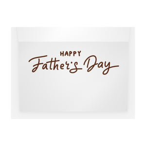 Poppy's Chocolate Gift Card Note Paper