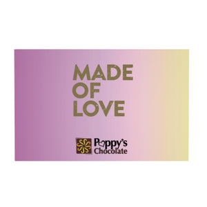 Poppy's Chocolate Gift Card Note Paper