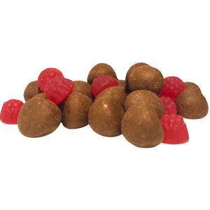 Poppy's Chocolate Milk Chocolate Coated Raspberry Lollies 200g Luxury Chocolate Coated Lollies