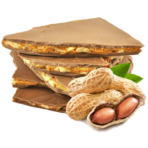 Poppy's Chocolate Peanut Brittle Coated in Milk Chocolate 100g Luxury Handmade Chocolate lollies