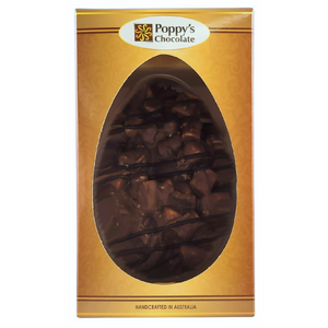 Poppy's Chocolate Milk Chocolate Peanut Rocky Road Easter Egg