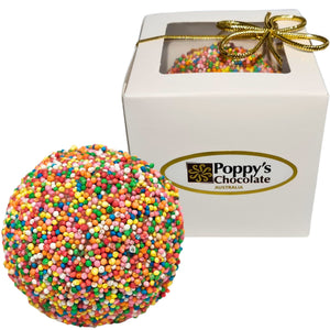 Poppy's Chocolate Smash Bauble Filled with Lollies Luxury Handmade Christmas Chocolate
