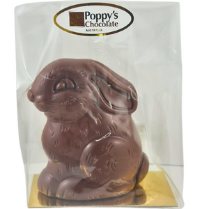 Poppy's Chocolate Mylk Chocolate Sitting Easter Bunny Vegan