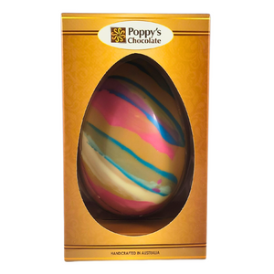 Poppy's Chocolate Deluxe Brushed Caramel Chocolate Easter Egg