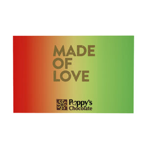 Poppy's Chocolate Gift Card Note Paper