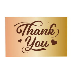 Poppy's Chocolate Gift Card Note Paper