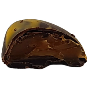 Poppy's Chocolate Gourmet Chocolate Caramel Heart Dark Chocolate Luxury Handmade Chocolate lollies