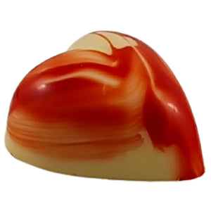 Poppy's Chocolate Gourmet Chocolate Red Heart Strawberry Cream Luxury Handmade Chocolate lollies