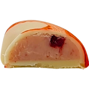 Poppy's Chocolate Gourmet Chocolate Red Heart Strawberry Cream Luxury Handmade Chocolate lollies