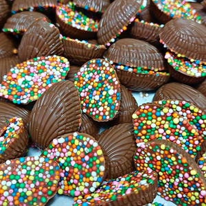 Poppy's Chocolate Half Sprinkle Easter Eggs Milk Chocolate 24