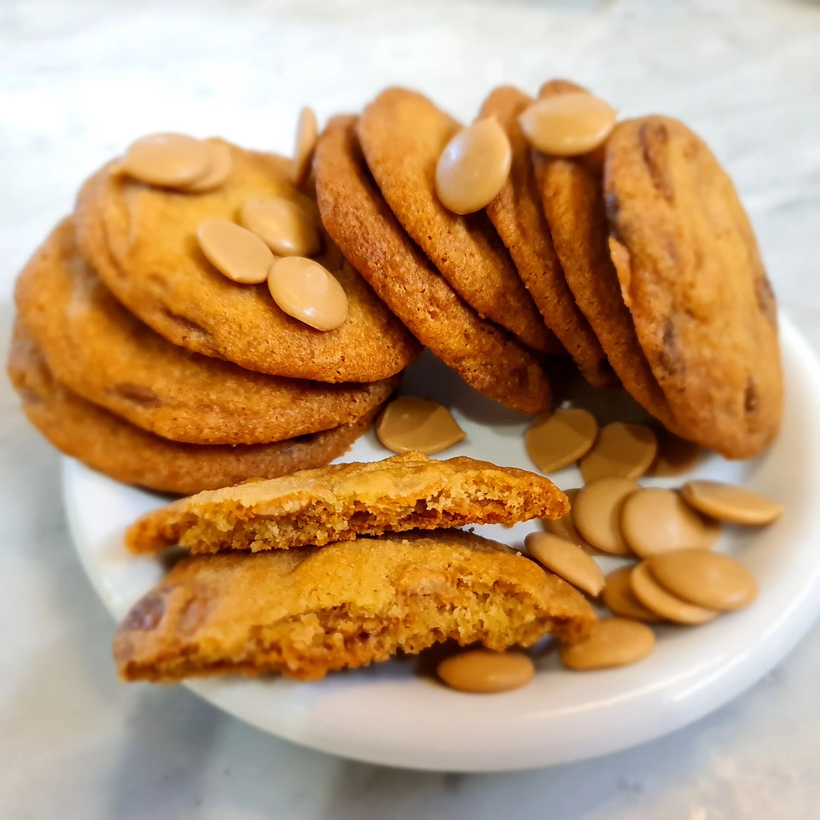 Caramel Chocolate Chip Cookies