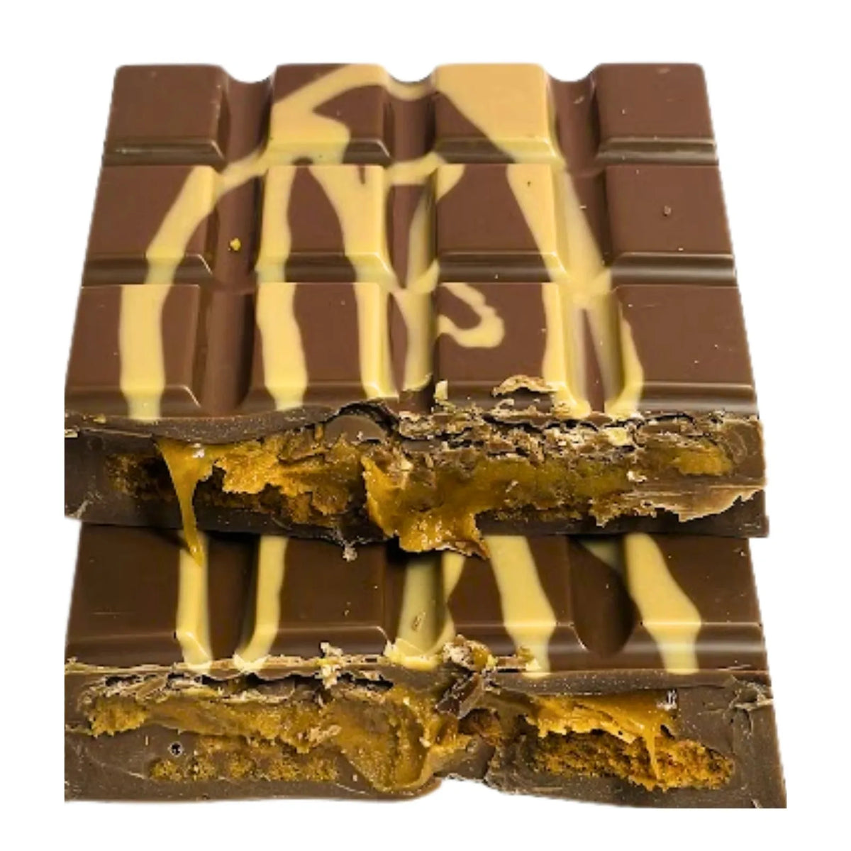 Poppy's Chocolate Biscoozy Bliss Chocolate Block Ultimate Biscoff Indulgence Luxury Handmade Chocolate lollies