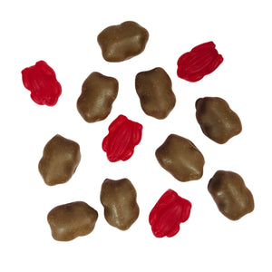 Poppy's Chocolate Milk Chocolate Coated Red Frogs 150g Luxury Chocolate Coated Lollies