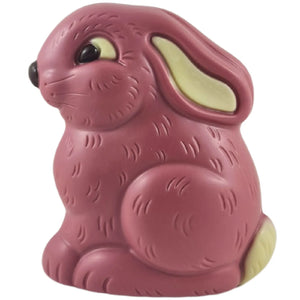 Poppy's Chocolate Ruby Chocolate Sitting Easter Bunny Luxury Handmade Easter Chocolate lollies