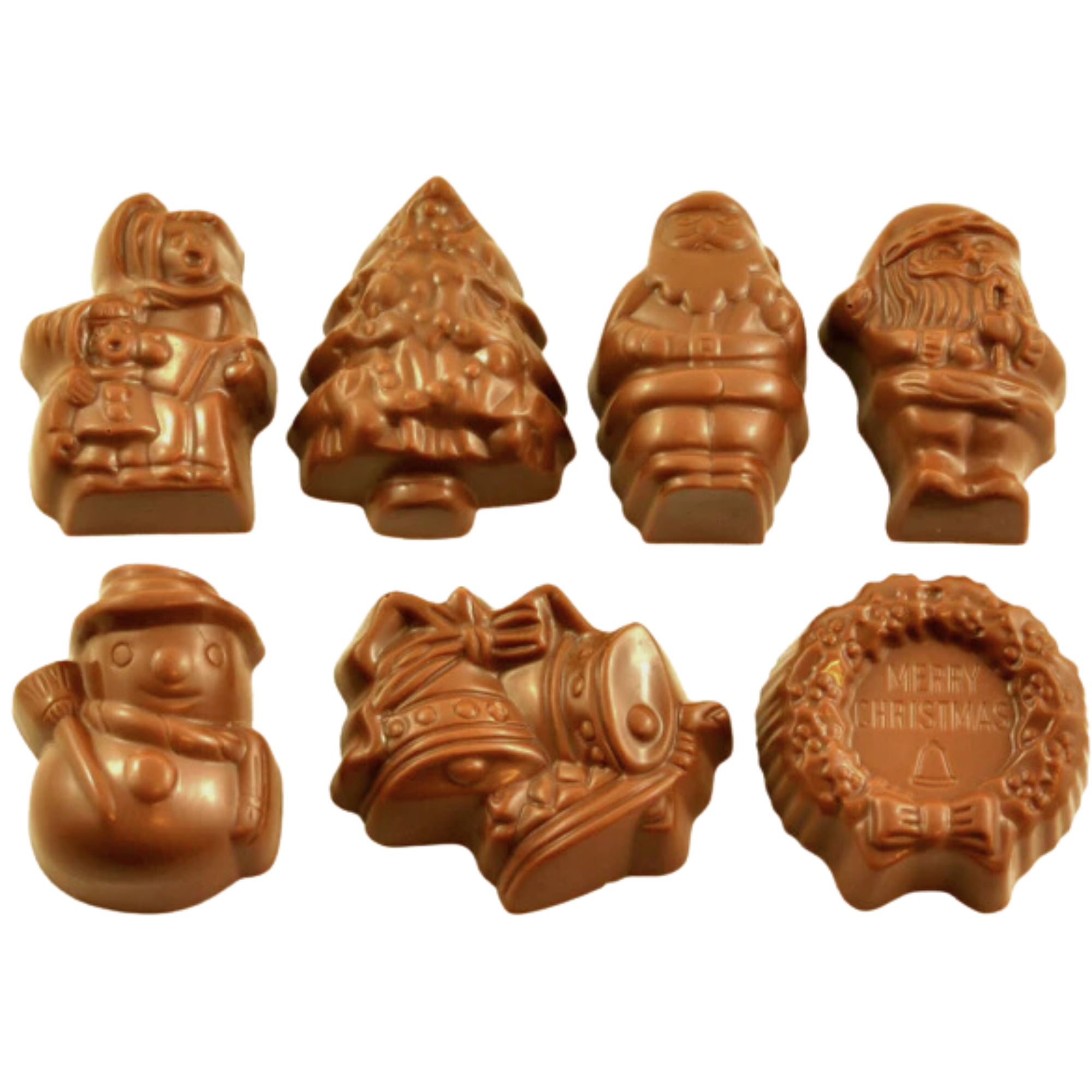 Assorted Christmas Chocolates 4 pack - Milk chocolate