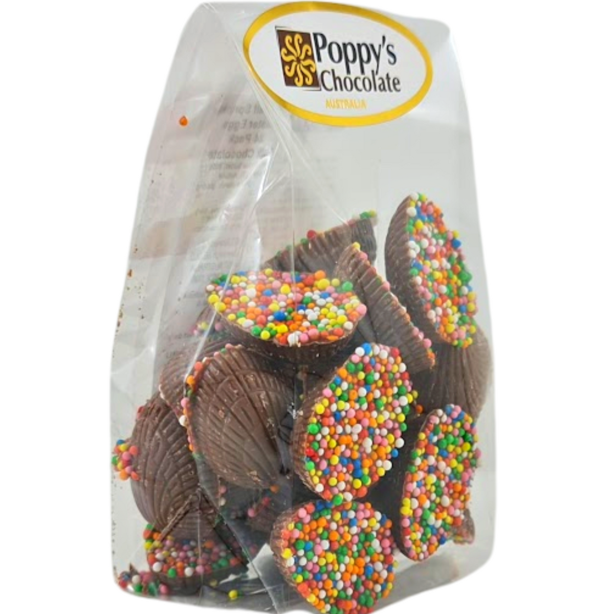 Poppy's Chocolate Half Sprinkle Easter Eggs Milk Chocolate 24