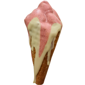 Deluxe Strawberry Sundae Cone