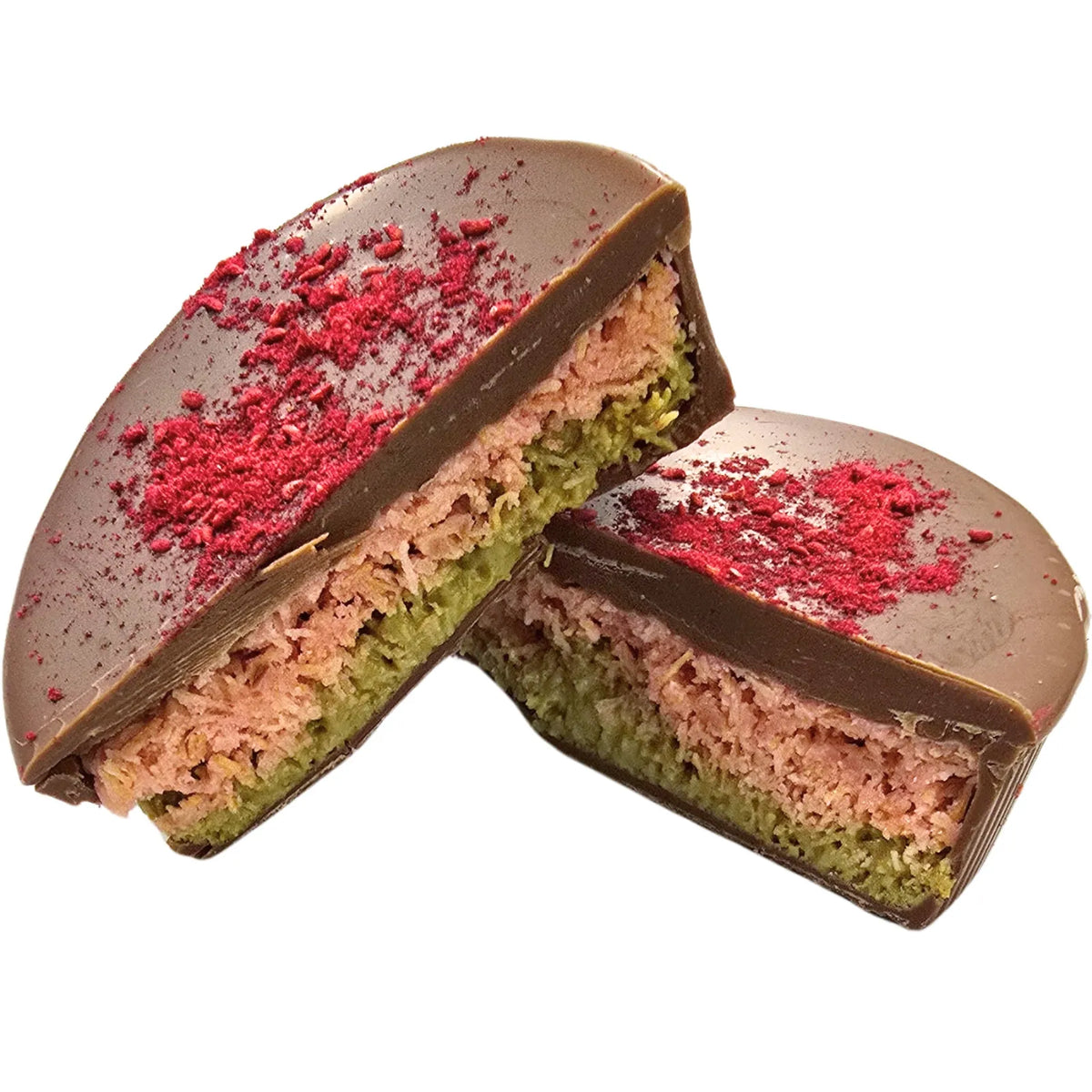 Poppy's Chocolate Chocolate Pie Pink Pistachio Limited Edition Luxury Handmade Chocolate
