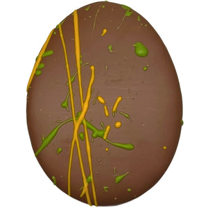 Poppy's Chocolate Pistachio Egg Block Limited Edition Luxury Handmade Easter Chocolate 