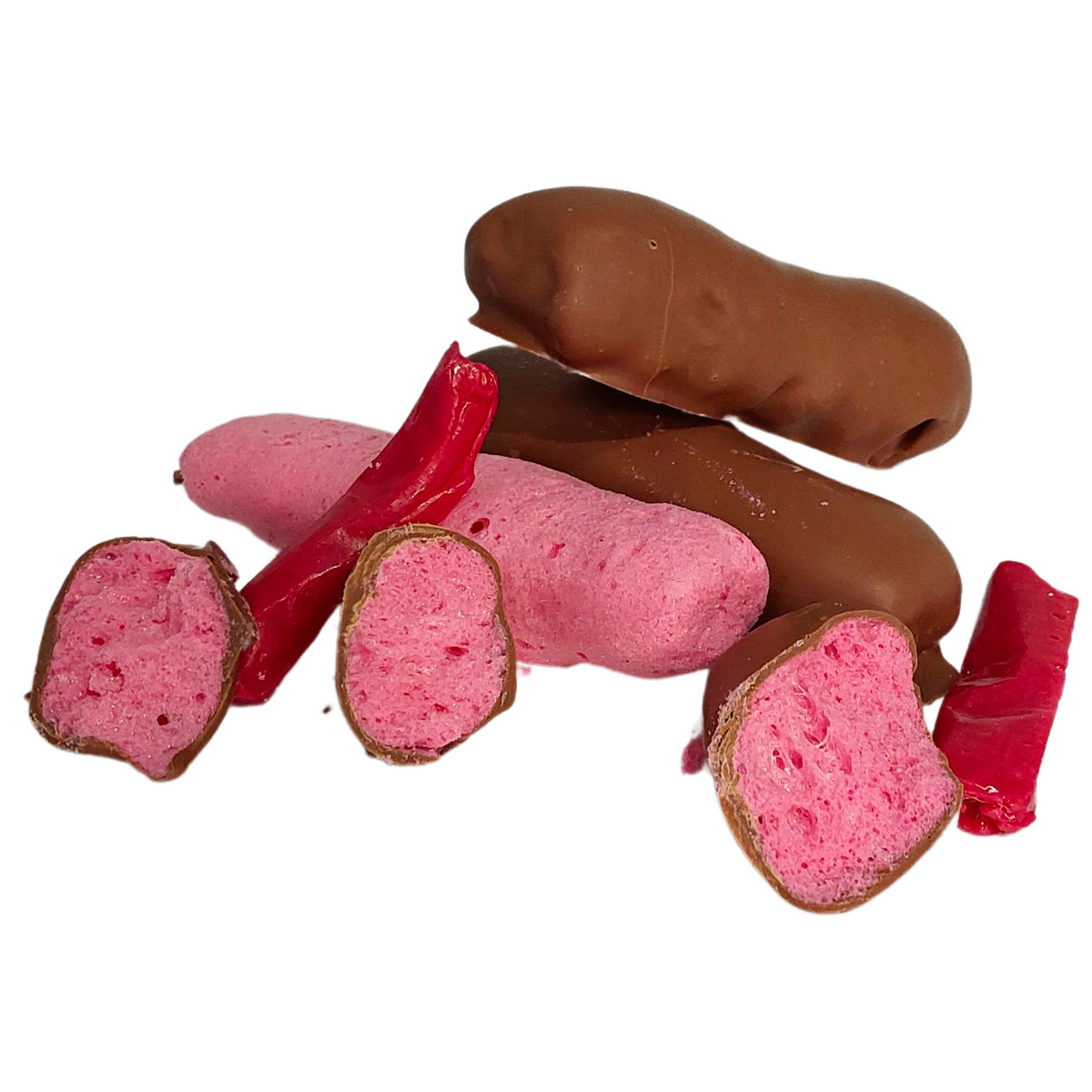 Frochies Red Ripper chocolate coated freeze dried lollies
