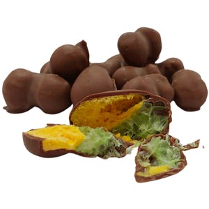 Frochies Pineapple chocolate coated freeze dried candy lollies