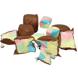 Frochies Rainbow Marshmallow chocolate coated freeze dried lollies