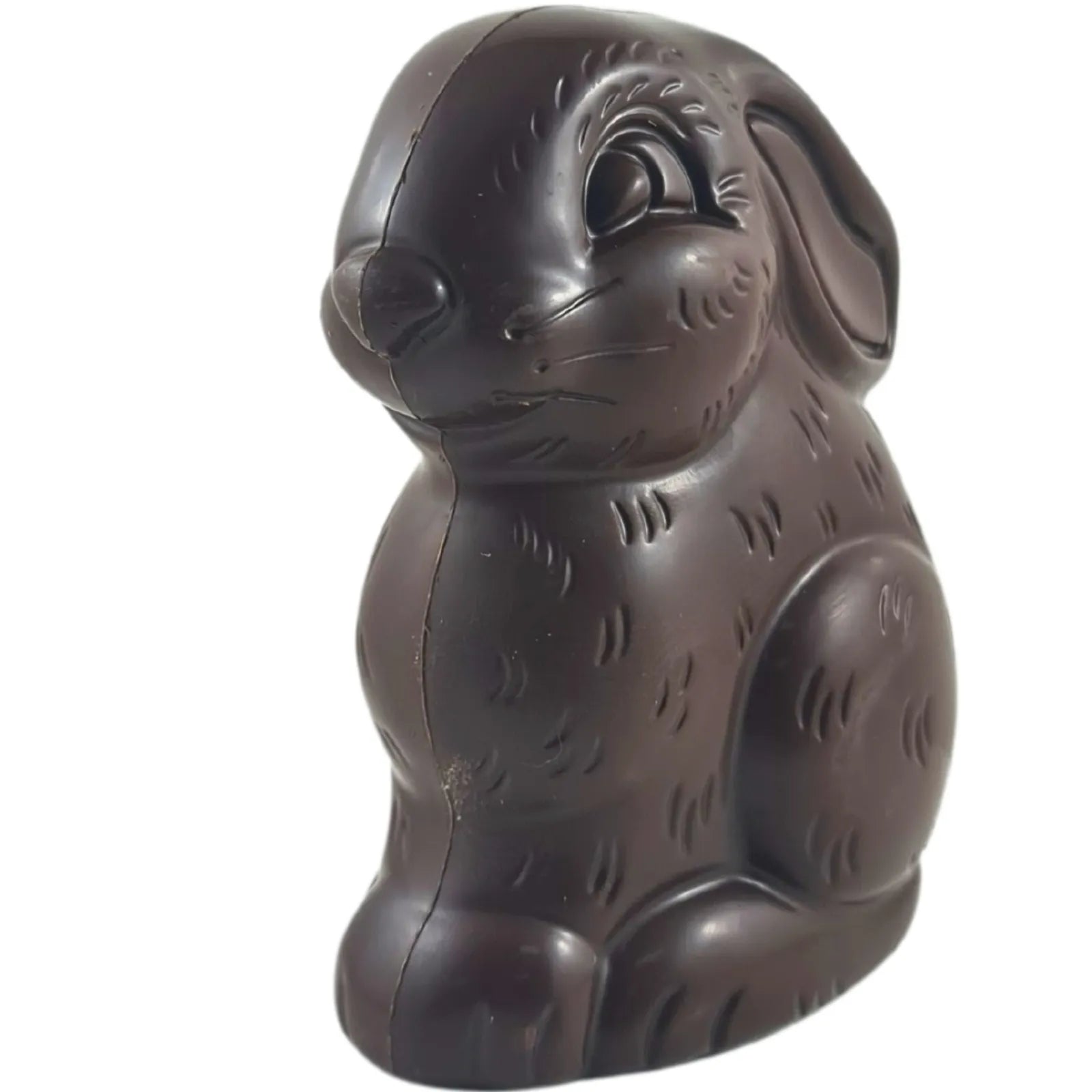 Poppy's Chocolate Dark Chocolate Sitting Easter Bunny Luxury Handmade Easter Chocolate