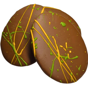 Poppy's Chocolate Pistachio Egg Block Limited Edition Luxury Handmade Easter Chocolate 