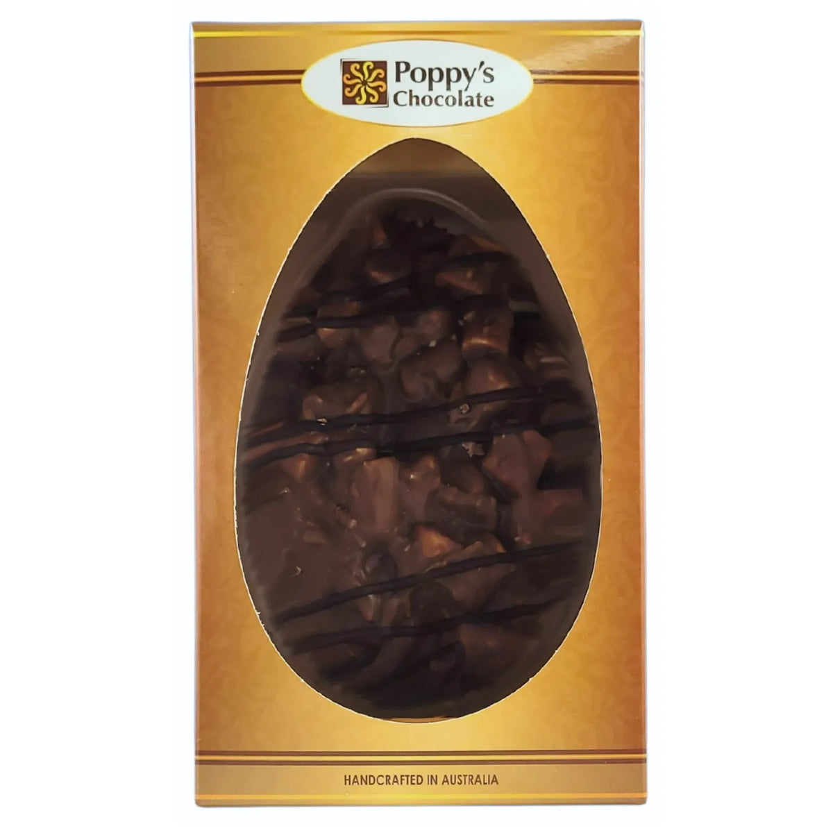 Poppy's Chocolate Milk Chocolate Peanut Rocky Road Easter Egg