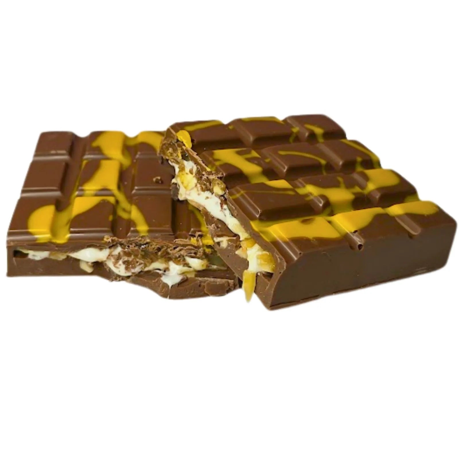 Poppy's Chocolate Lemon Silk Bliss Chocolate Block Luxury Handmade Chocolate