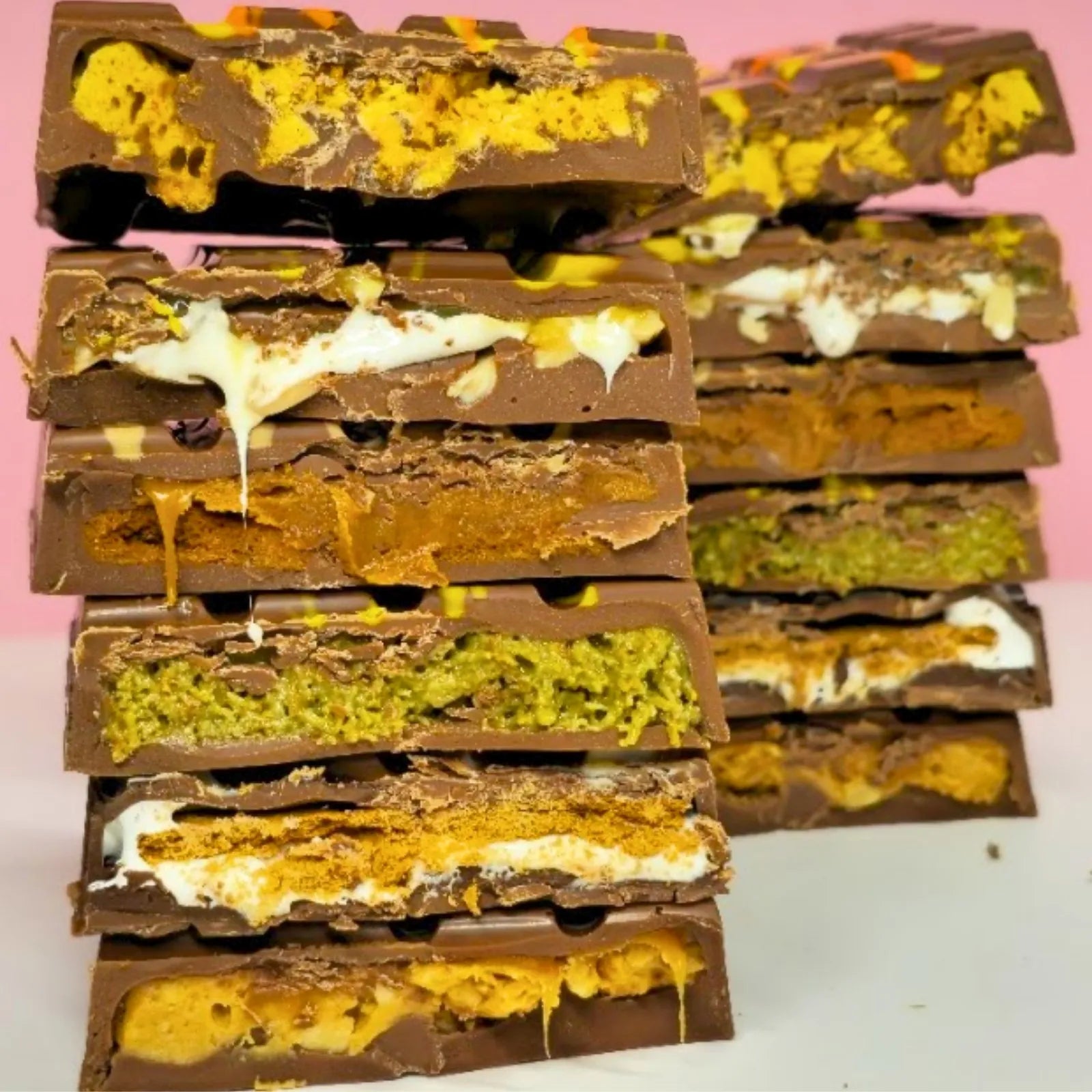 Poppy's Chocolate Bliss Chocolate Block Indulgence Pack 6 Bliss Chocolate Blocks Luxury Handmade Chocolate
