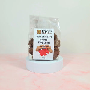 Poppy's Chocolate Milk Chocolate Coated Red Frogs