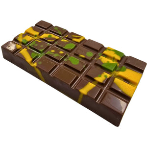 Poppy's Chocolate Pistachio Knafeh Bliss Chocolate Block Viral Dubai Chocolate Bar 200g Luxury Handmade Chocolate
