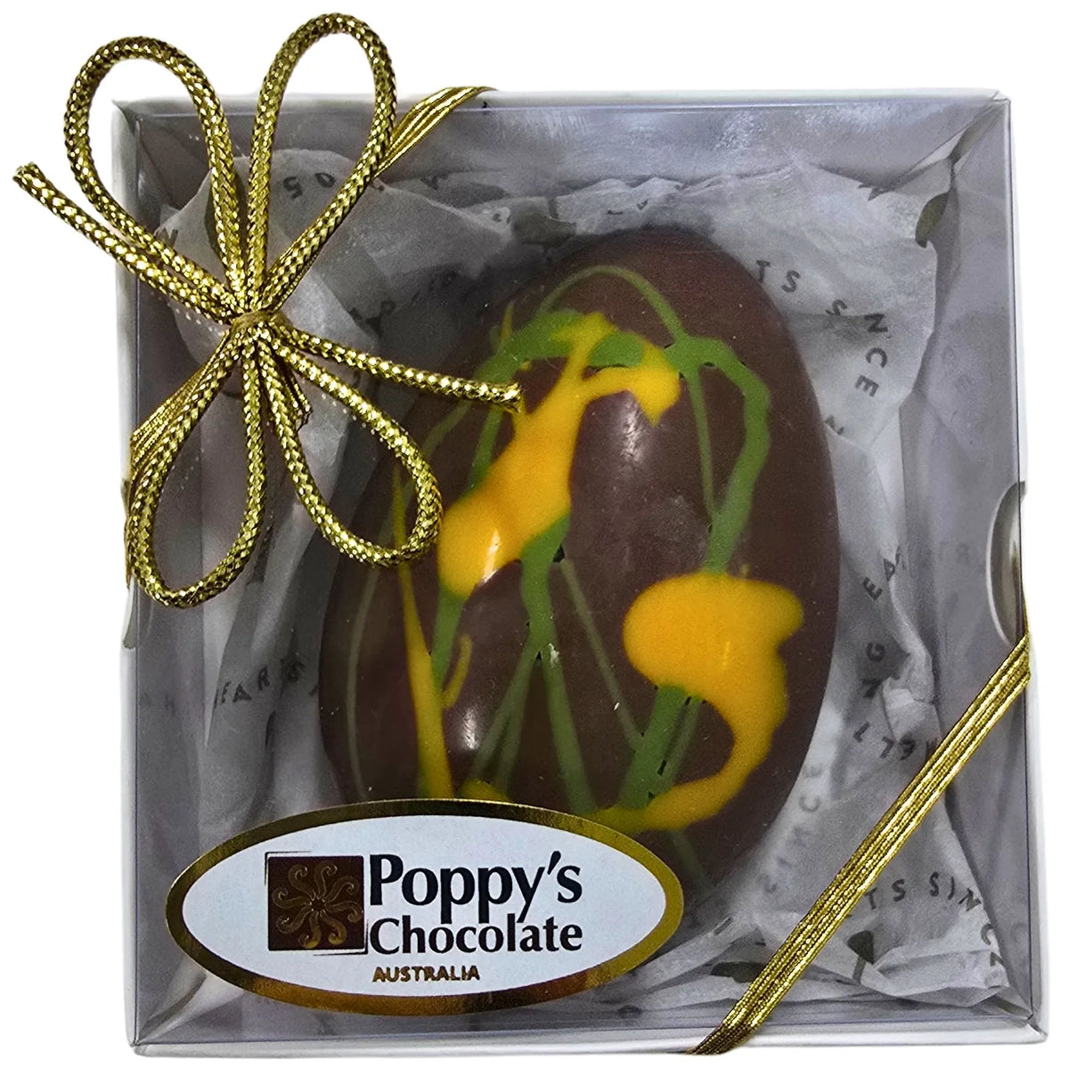 Poppy's Chocolate Pistachio Delight Easter Half Egg Limited Edition Luxury Handmade Easter Chocolate 