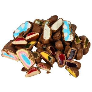 Assorted lollies coated in Premium Poppy's Chocolate Coated.  