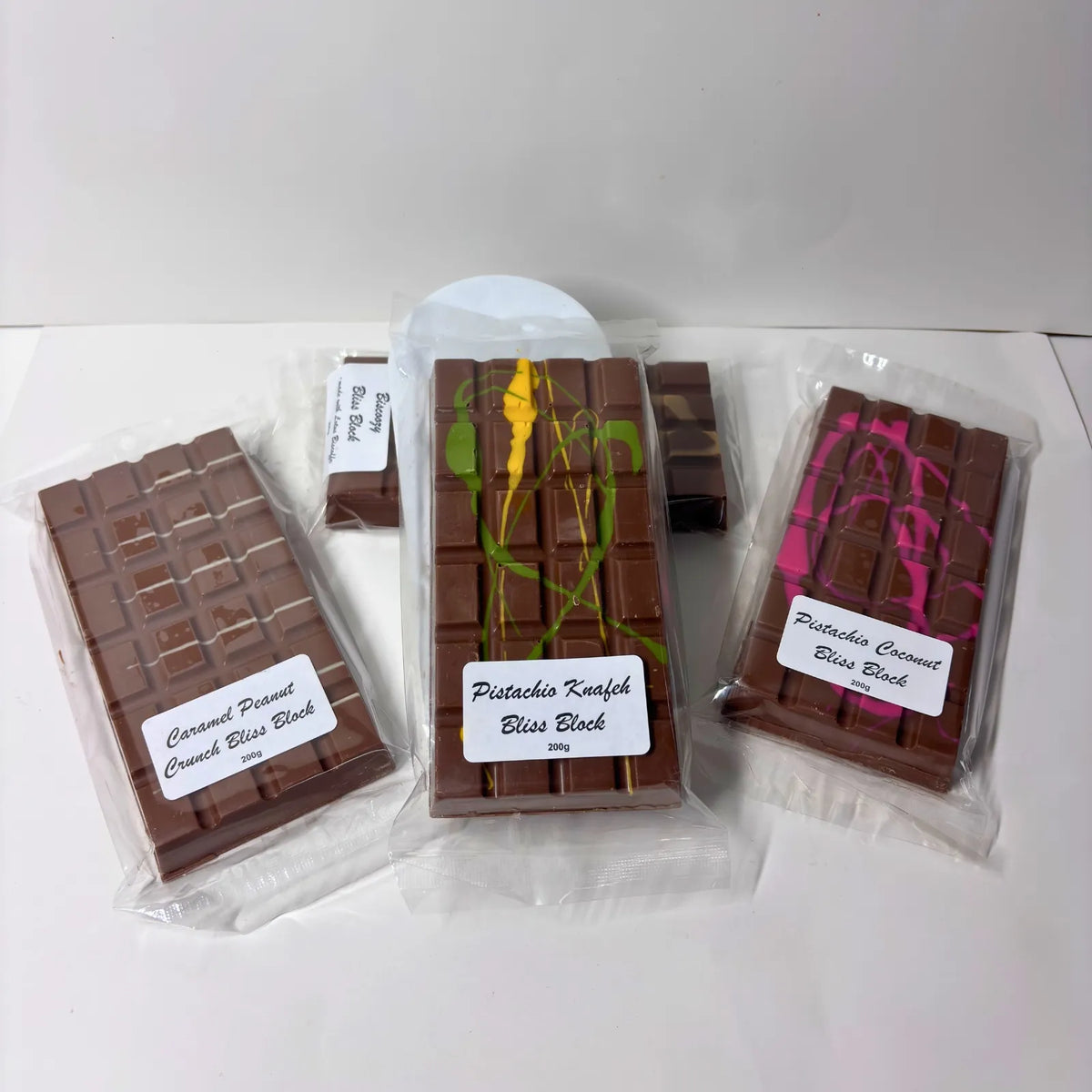 Poppys Chocolate Bliss Block Wonky Sweet Savings Bundle. Premium Milk Chocolate Bliss Blocks. 