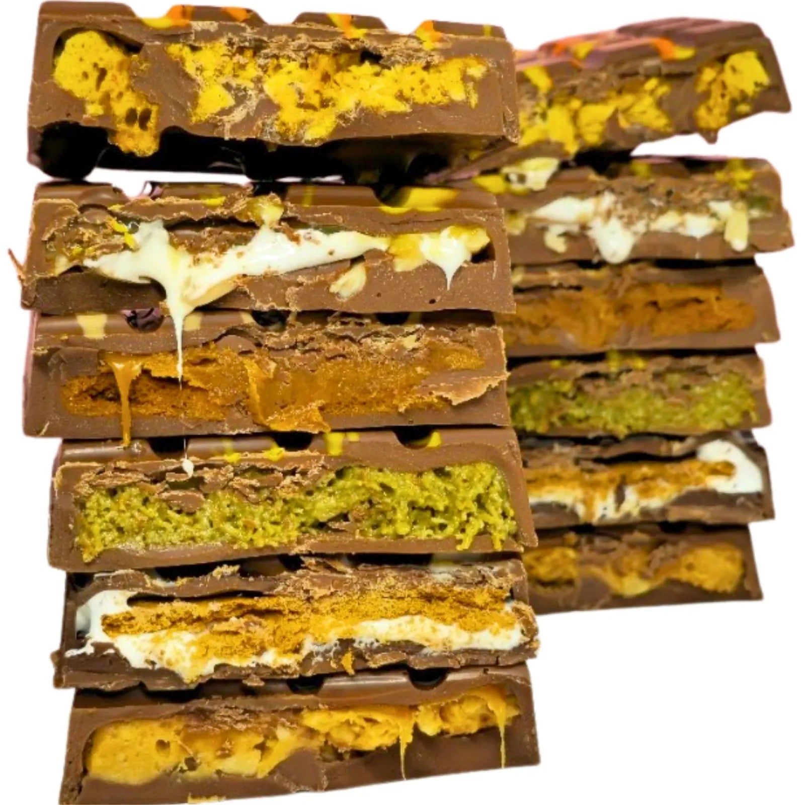 Poppy's Chocolate Bliss Chocolate Block Indulgence Pack 6 Bliss Chocolate Blocks Luxury Handmade Chocolate
